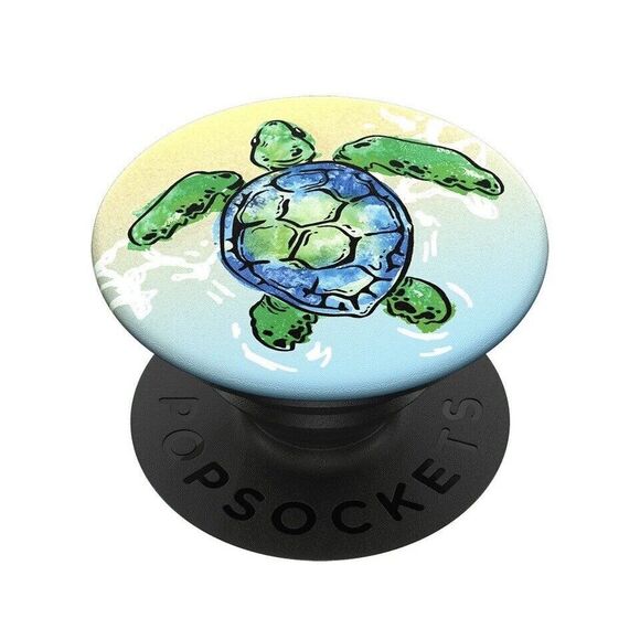 PopSockets: PopGrip with Swappable Top for Phones and Tablets - Tortuga - Picture 1 of 5